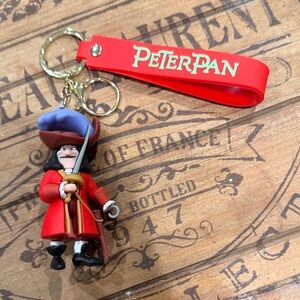 Peter Pan Captain Hook Keychain